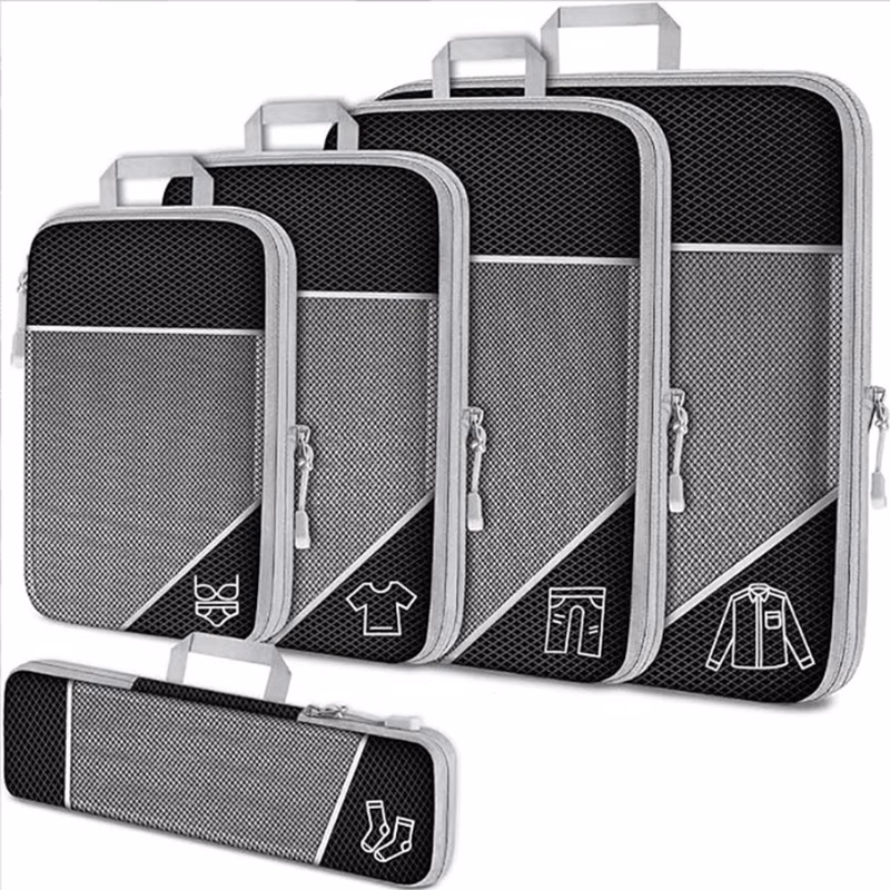 5 PCS Luggage Organizer Bag Packing Cubes