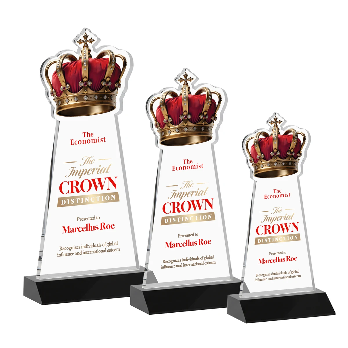 Crown VividPrint™ Award - Black 1