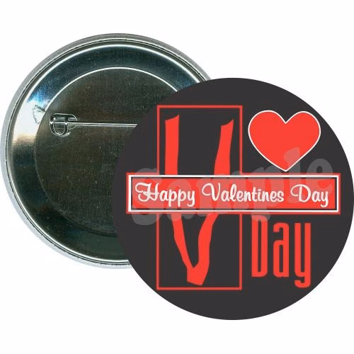 V day, Happy Valentines Day Button