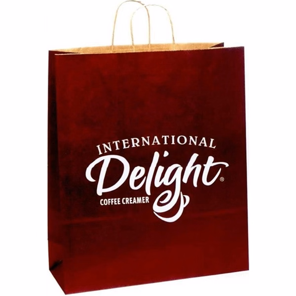 Matte Colored Paper Shoppers