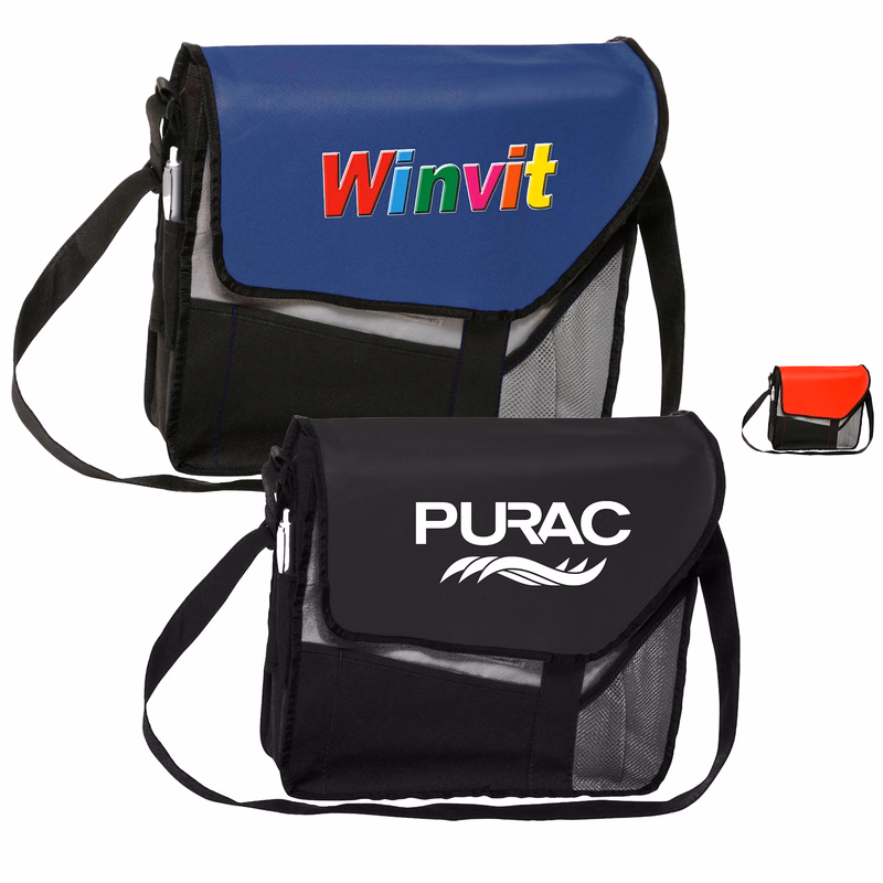 Messenger Bag - Slant flap Laptop bags w/ Shoulder strap