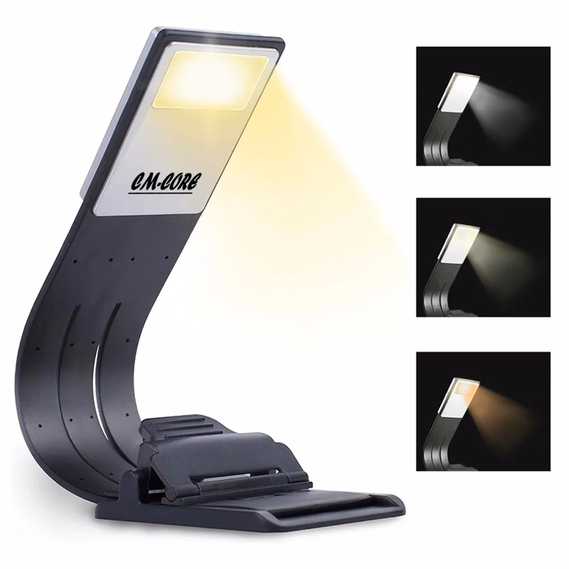 Built-in USB Cable Clip on Reading Bookmark Light
