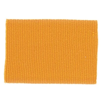 Solid Gold "V" Neck Ribbon with Clip, 7/8" wide 1