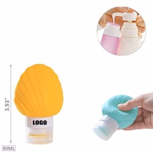 90ml Silicone Shell Travel Bottle With Flip Up Lid