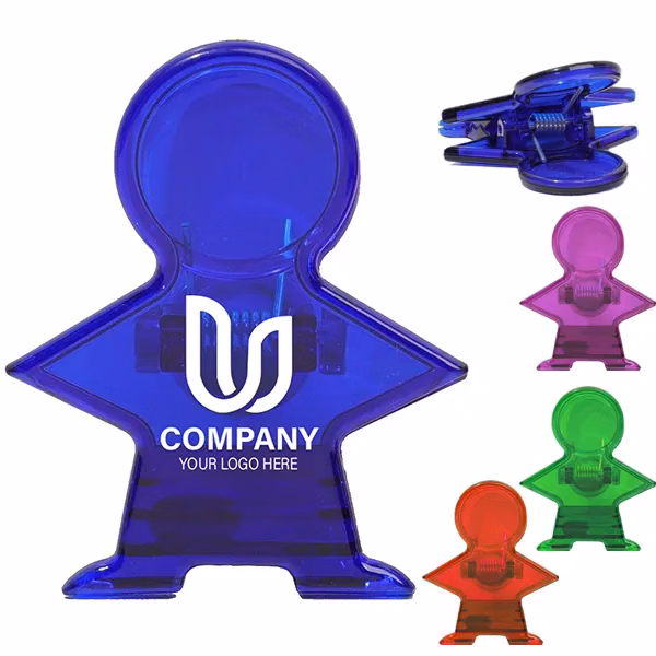 Promotional People Clip With Magnet