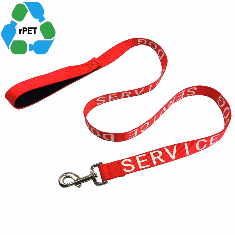 3/4"W x 72"L Durable Polyester rPET Eco-friendly Pet Leash w/ Metal Carabiner