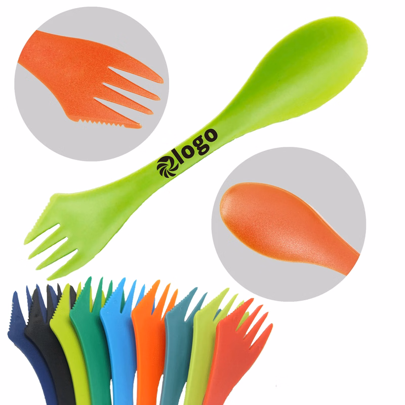 3 in 1 Plastic Cutlery Set Knife Fork and Spoon