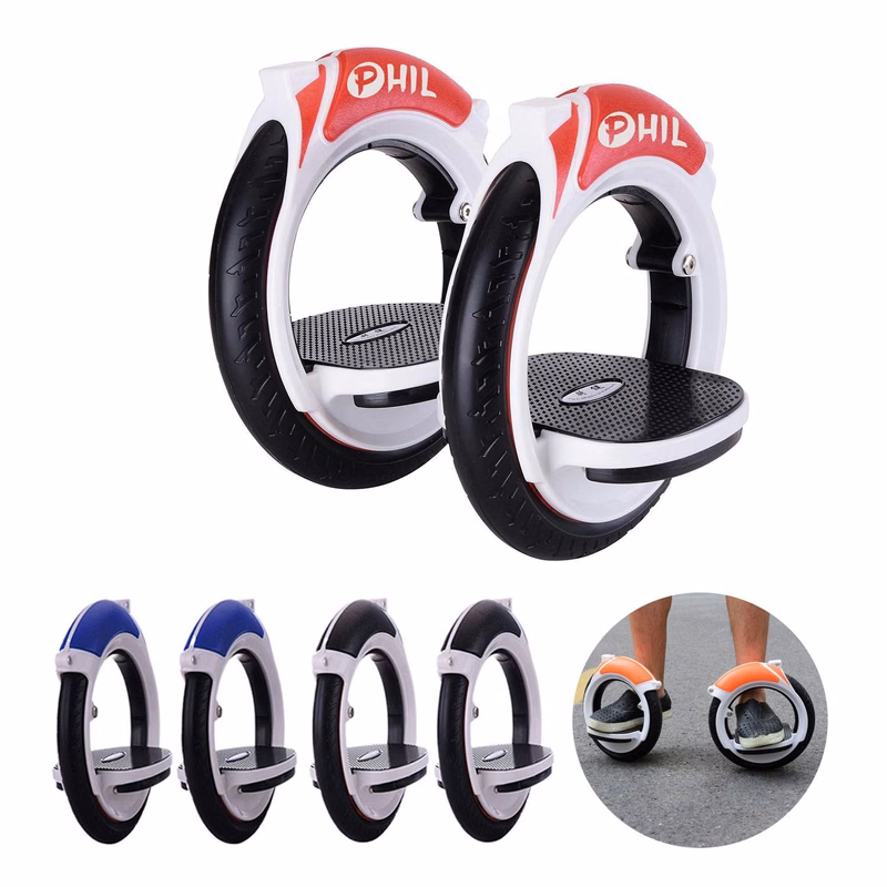 Portable Double Orbit Wheel Boardless Skate board