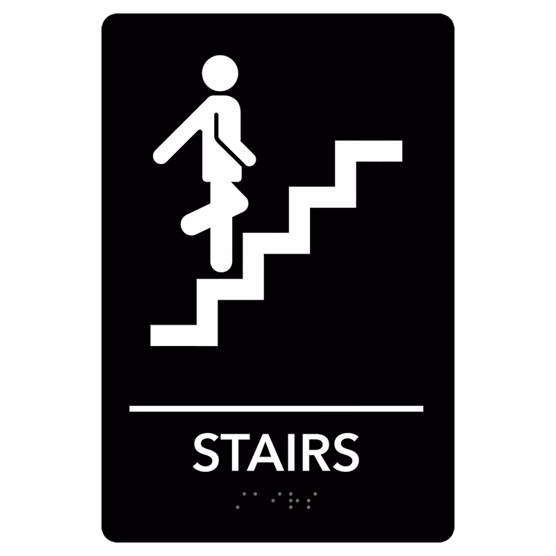 Stairs Pre-Designed ADA Sign