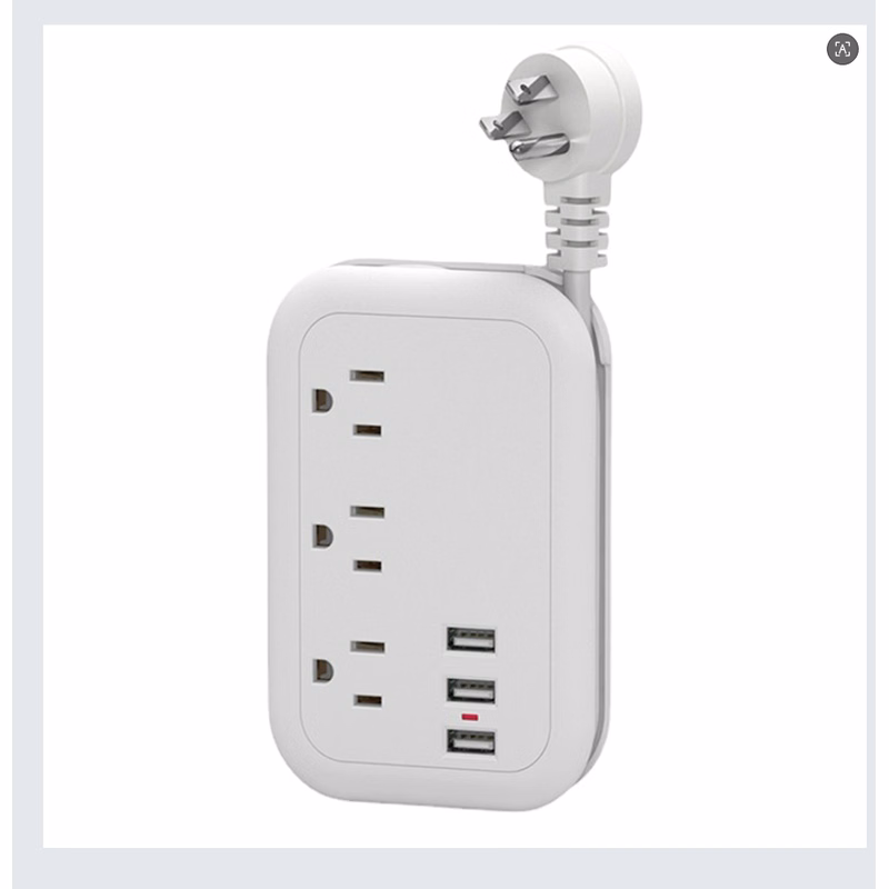 Power Strip Socket Extension Office Cord