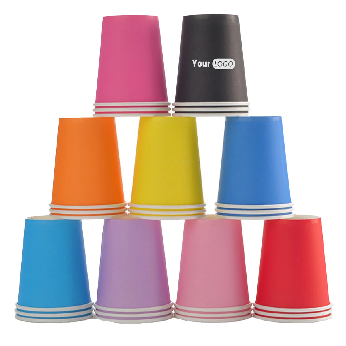 Paper Personalized 9 Oz Pms Color Cups With Free Design Support 1