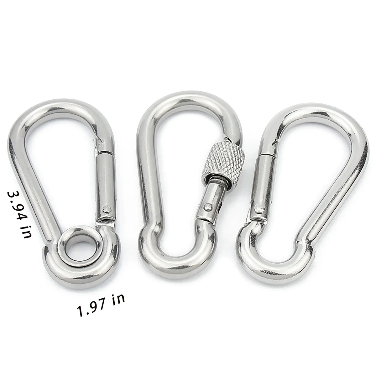 Heavy-Duty Steel Carabiner for Outdoor With Logo For Climb 1
