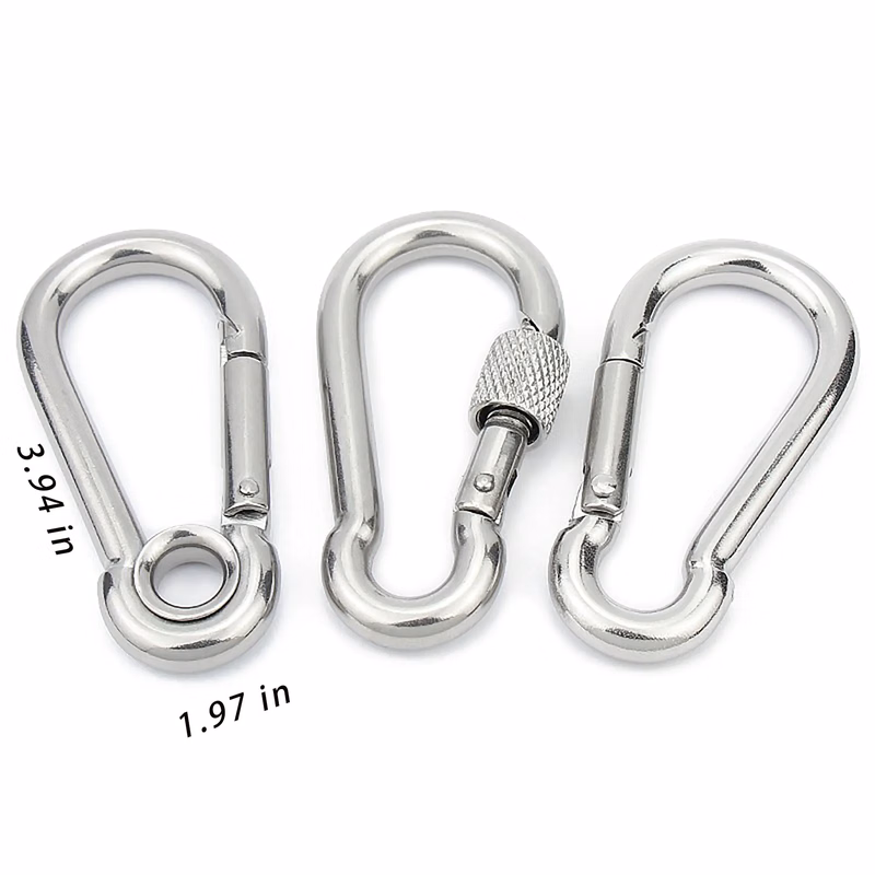 Heavy-Duty Steel Carabiner for Outdoor With Logo For Climb
