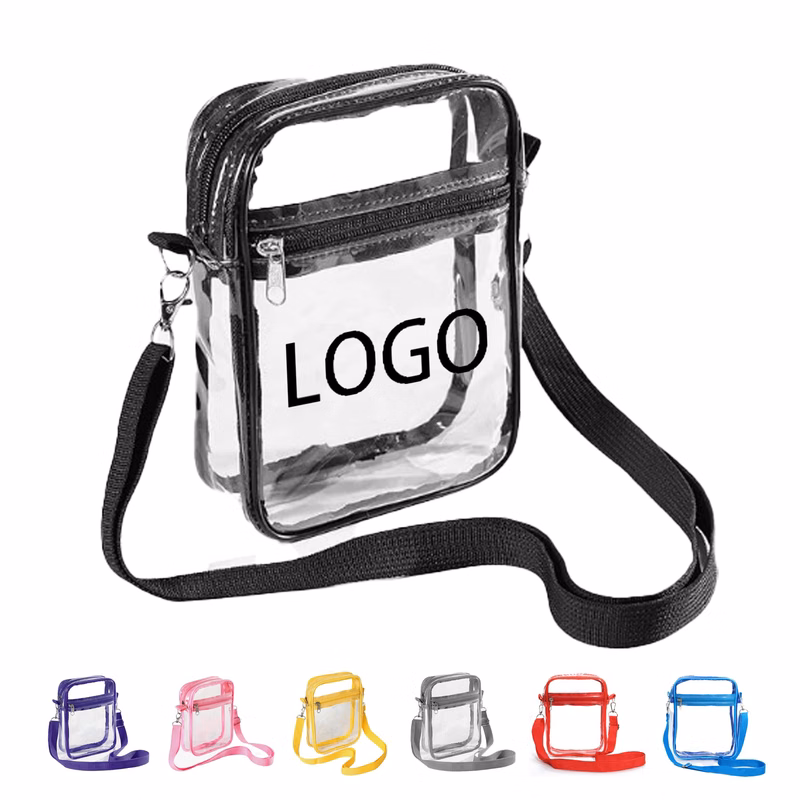 Clear Crossbody Purse Bag With Front Pocket