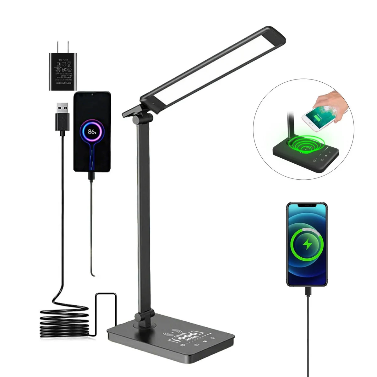 LED Wireless Charging Desk Lamp 1
