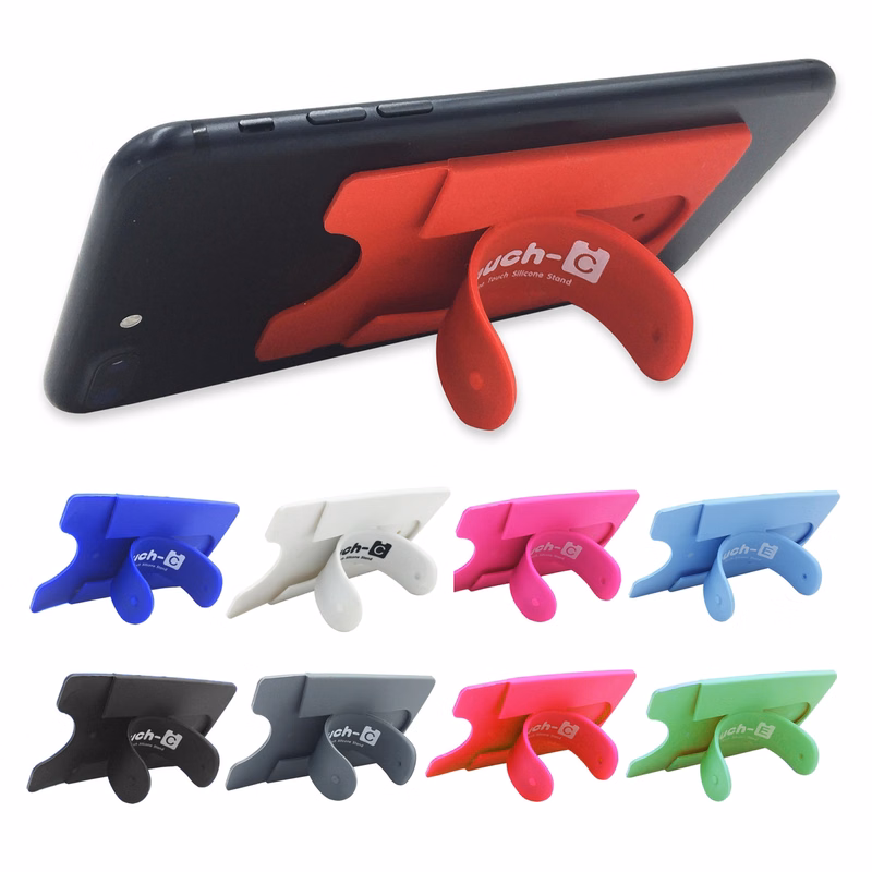 Silicone Phone Card Holder with Phone Stand