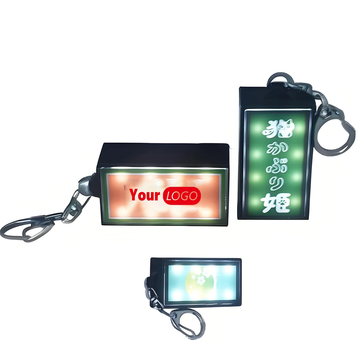 Illuminated Mini Sign Keychain 1