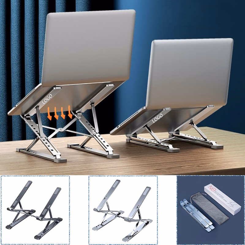 Adjustable Aluminum Laptop Stand Holder (Double-decker)