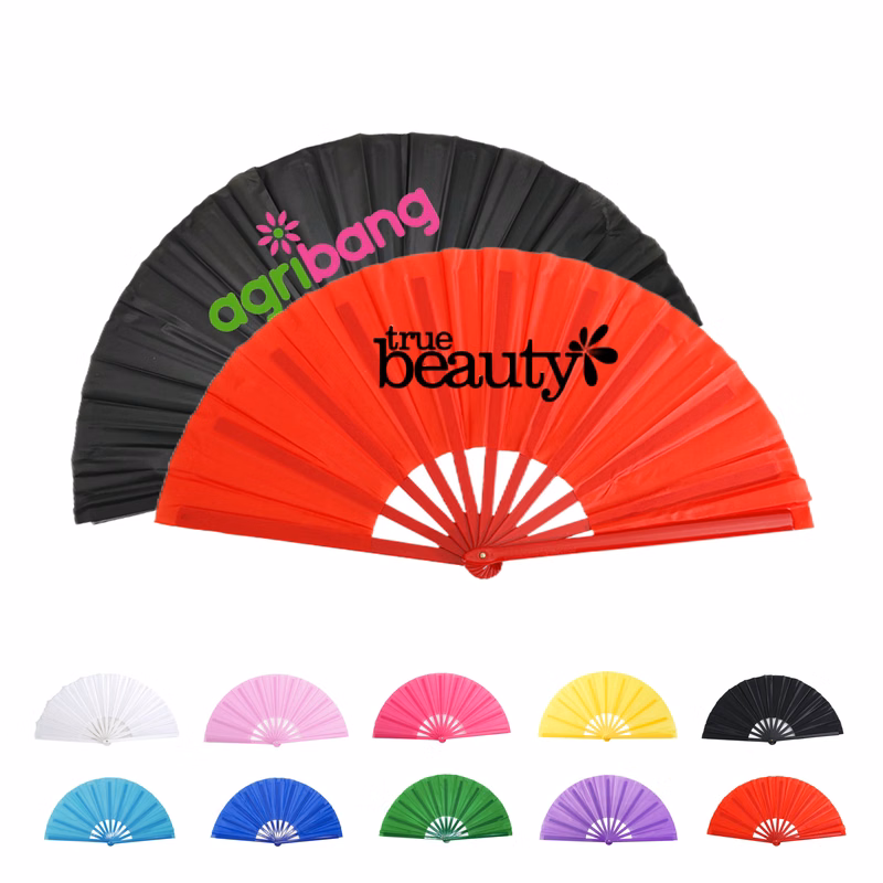 Large Hand Folding Fan 13" - OCEAN
