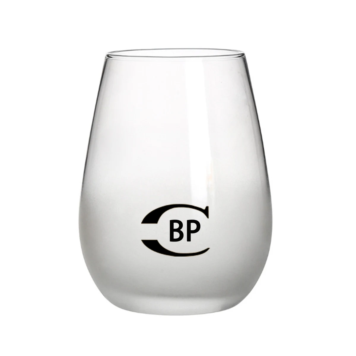 17oz Clear Stemless Wine Glass 1