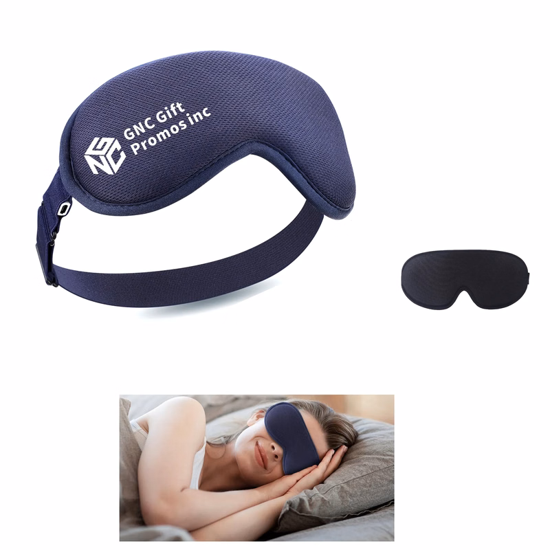 USB Heated Eye Mask with Vibration Massage & Temperature Con