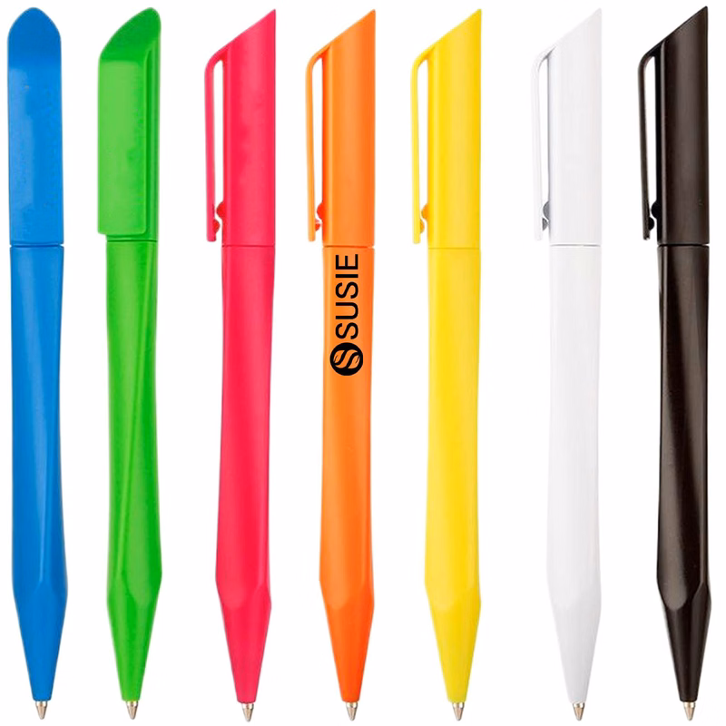 Plastic Rotating Triangle Ballpoint Pen