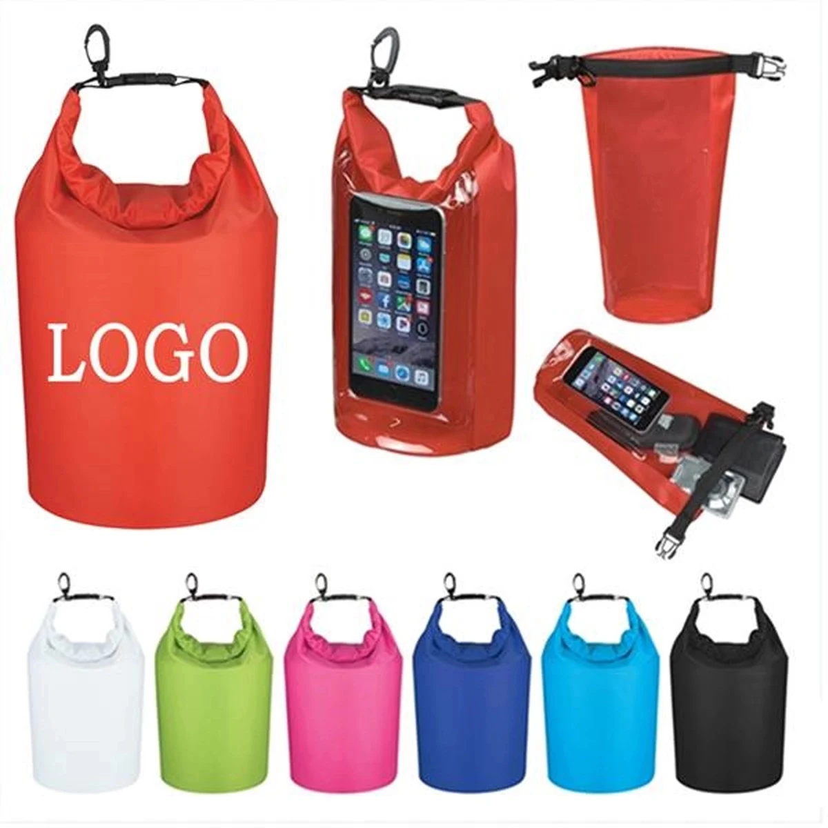 Lightweight Floating Waterproof Dry Bag 2L Roll Top Sack 1