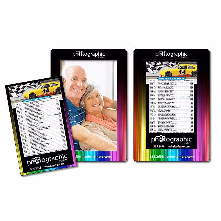 NASCAR Schedule Picture Frame Magnet (7.375x5) - 25 Mil.
