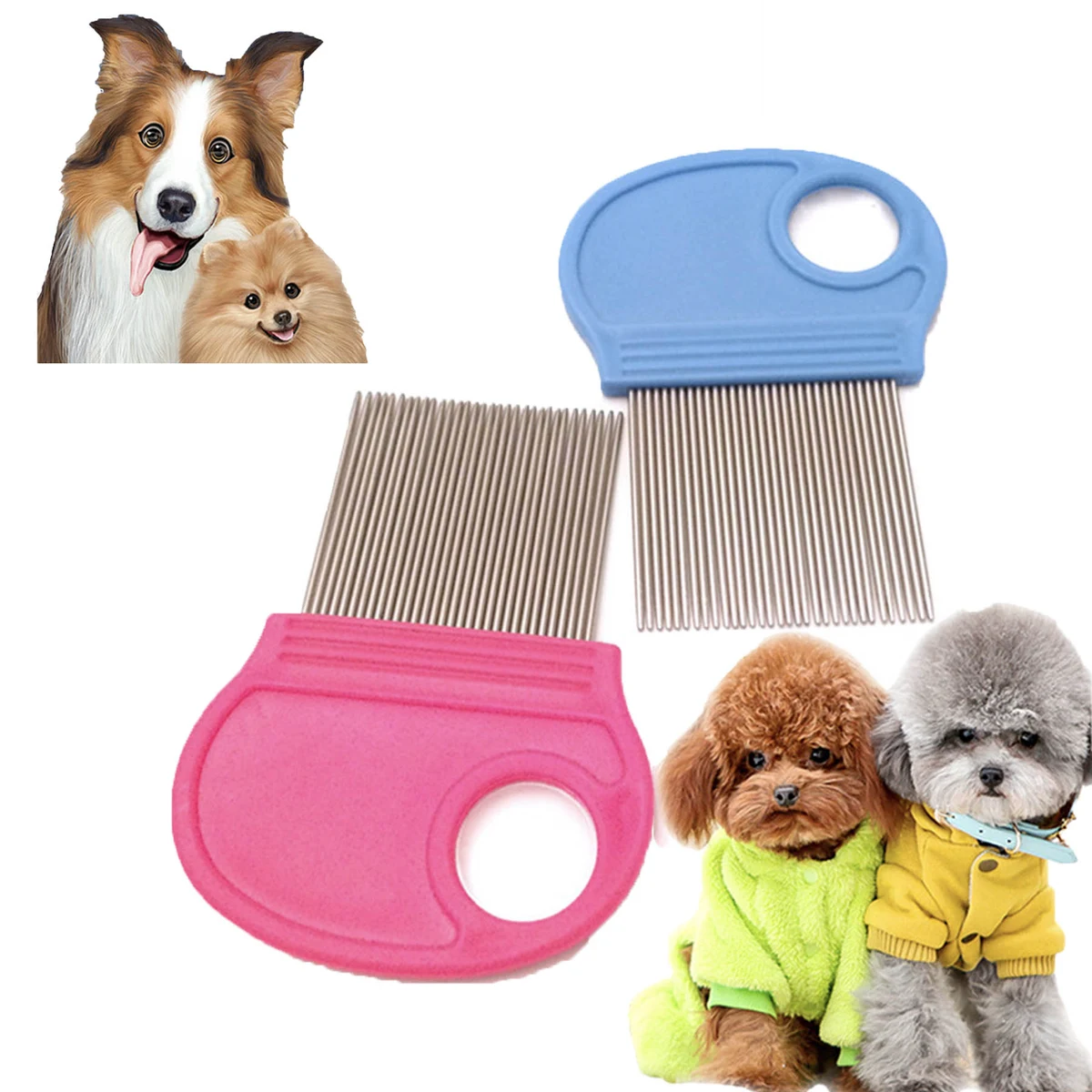 Pet Stainless Steel Grooming Comb 1