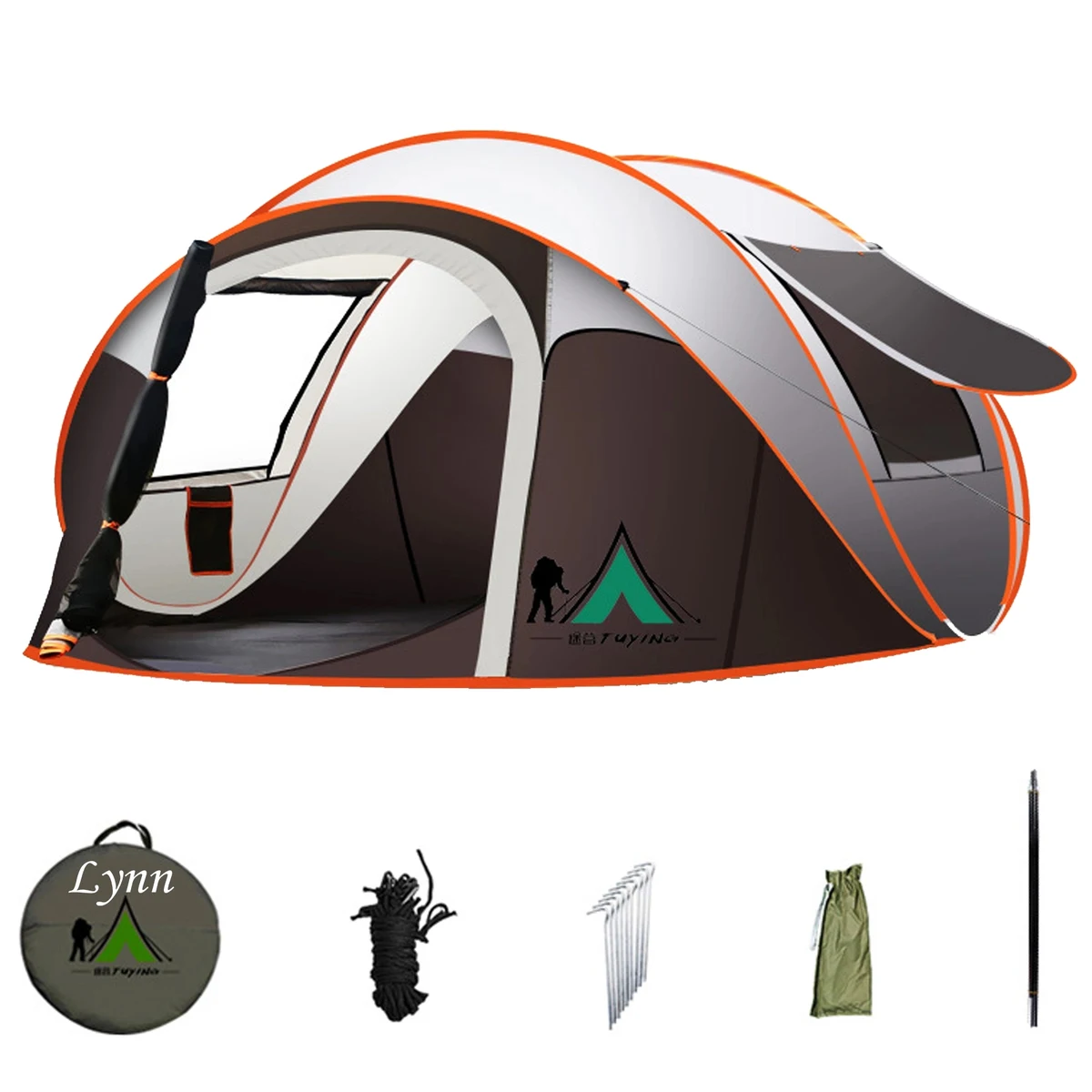 Full-Automatic Quick-Opening Rainproof Shelter Large Tent 1