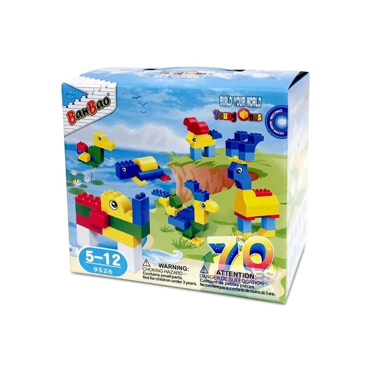 Large Building Block Sets - 70 Pieces 1