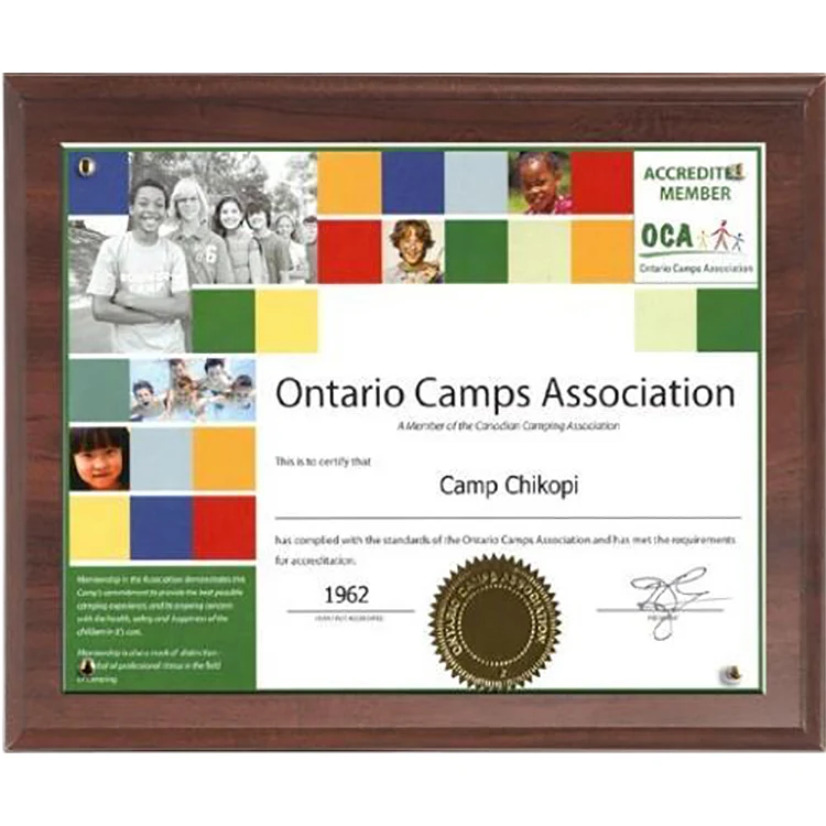 Certificate Presenter Plaque Kit-Cherry 1
