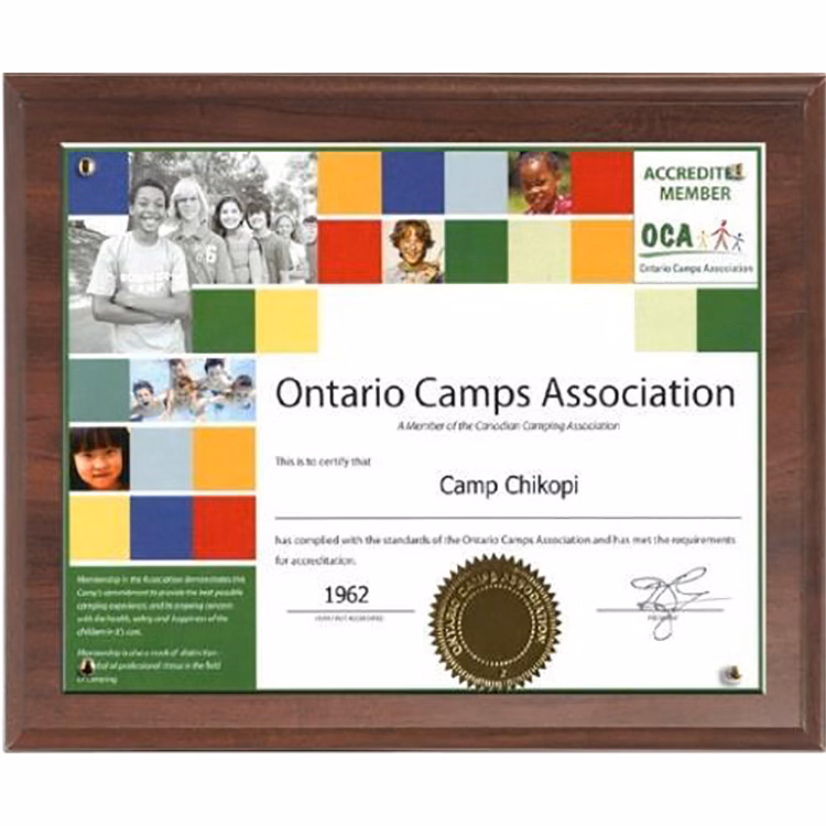Certificate Presenter Plaque Kit-Cherry