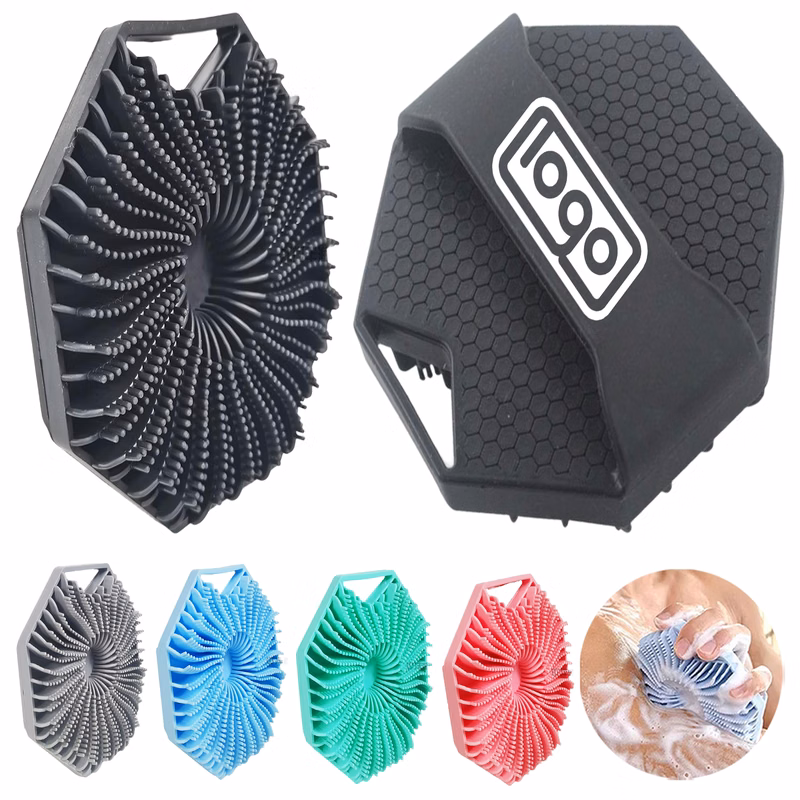 Soft Silicone Bath Scrubber Gentle Exfoliating Brush