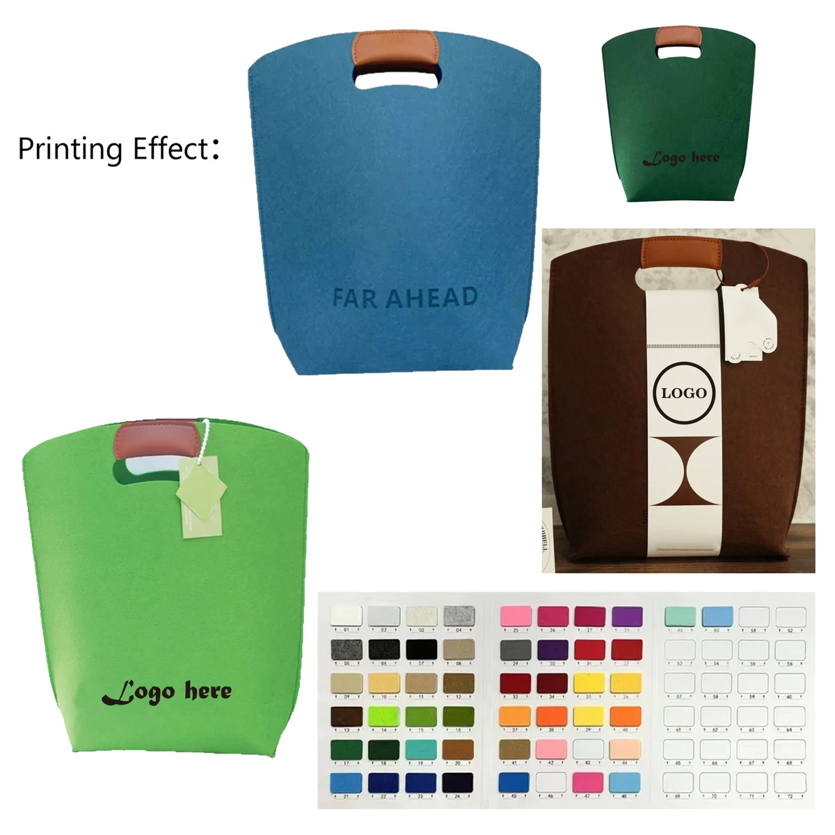 Felt Portable Item Bag 1
