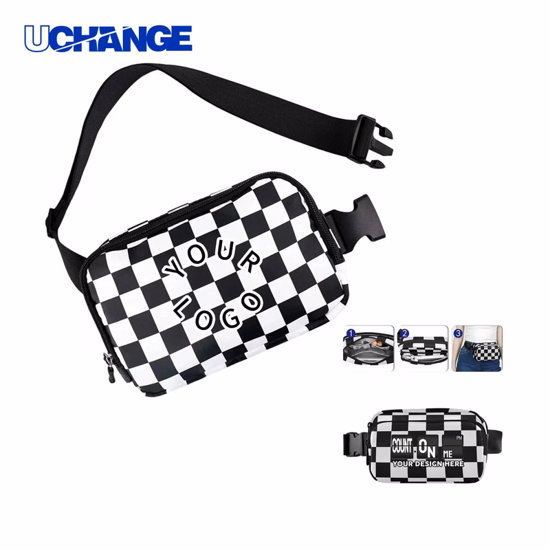 Oxford Belt Bag Organizer with Checkered Body