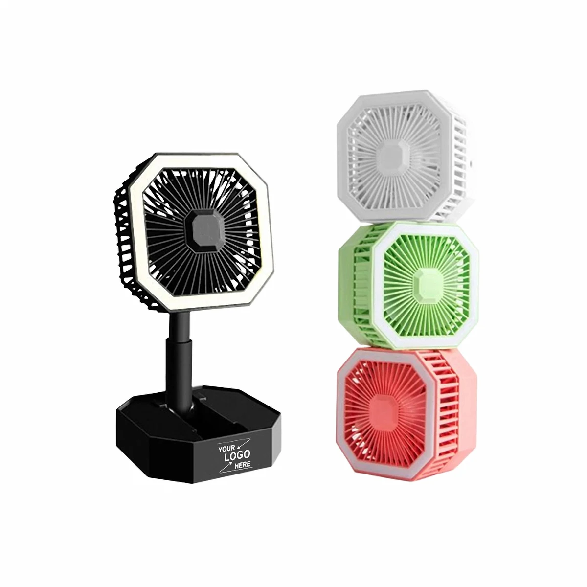 Portable Foldable LED Desk Fan 1