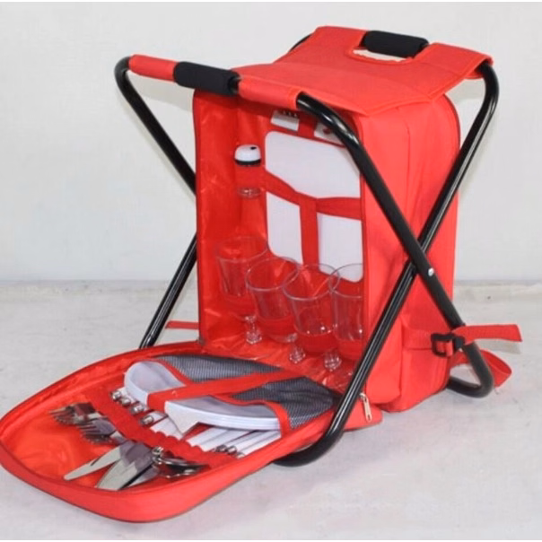 Picnic Chair Backpack Cooler Set