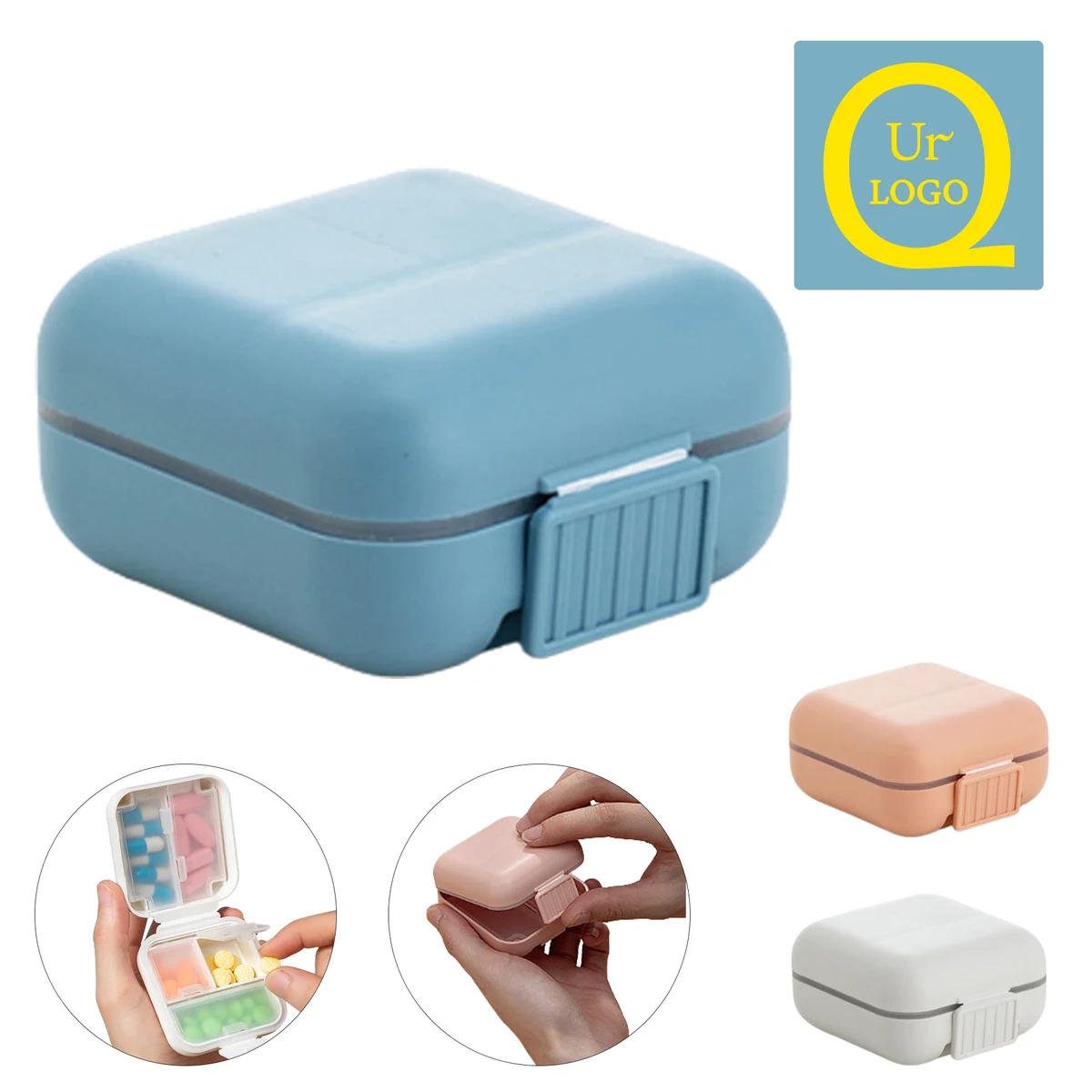 5 Compartments Medicine Case 1