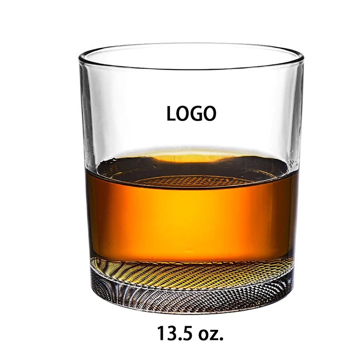 13.5 Oz. Cylindrical Whiskey Glass 1