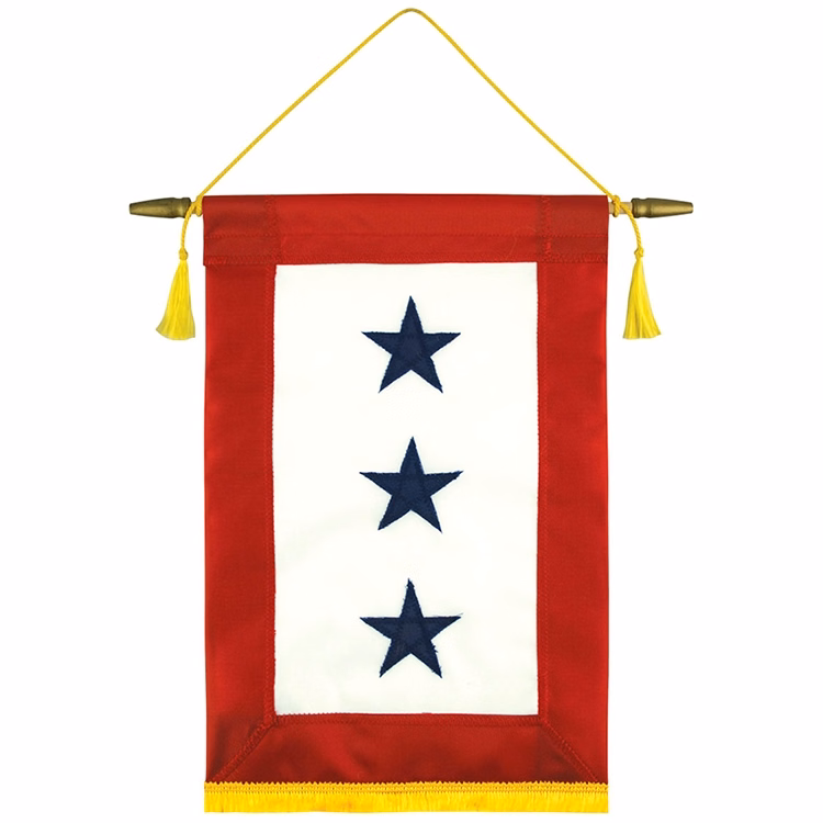 Service Star Banner - Three Stars