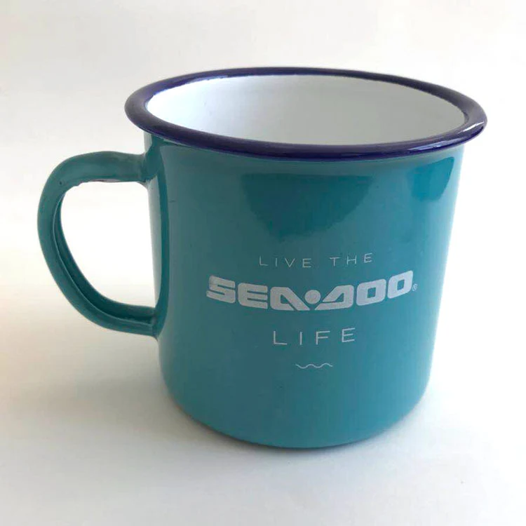 12oz Enamel Coffee Mug 1