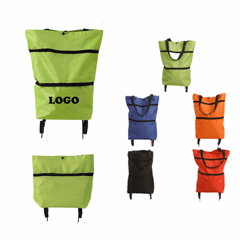 MOQ 20 pcs Logo Tote with Wheels