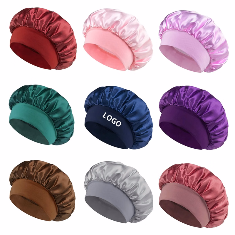 Full Color Sleeping Hair Satin Bonnets