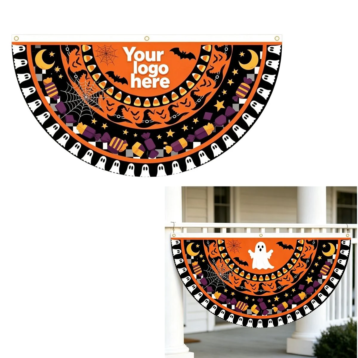 Half Fan Hanging Banner 1