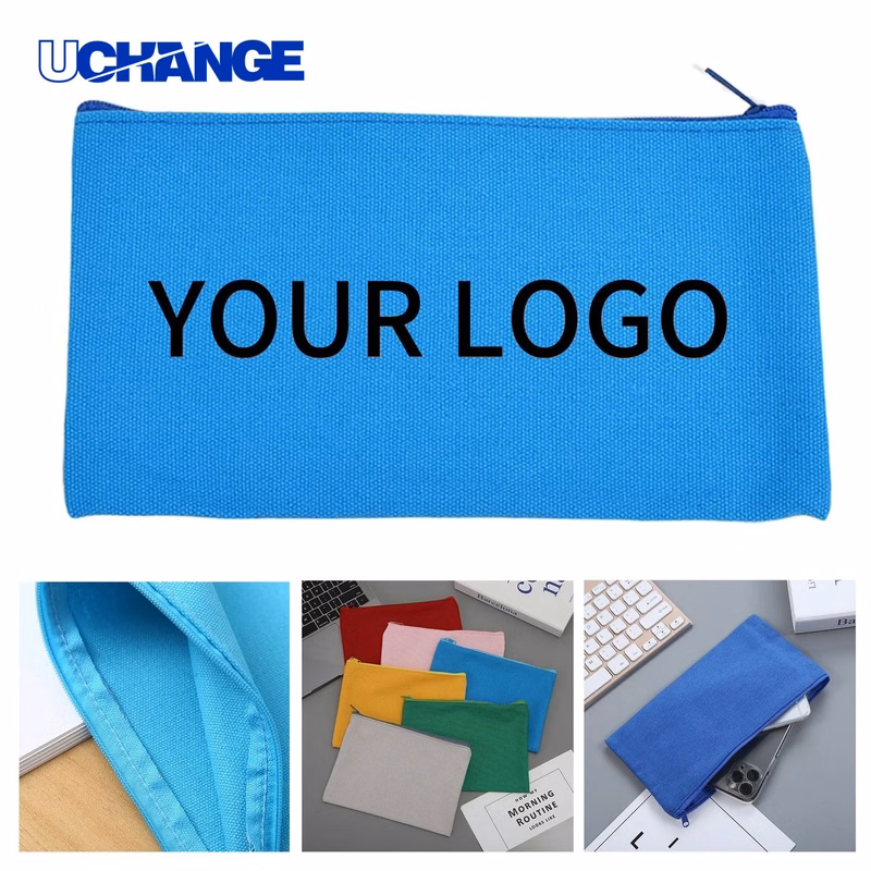 Canvas Zipper Pouch Organizer for Stationery