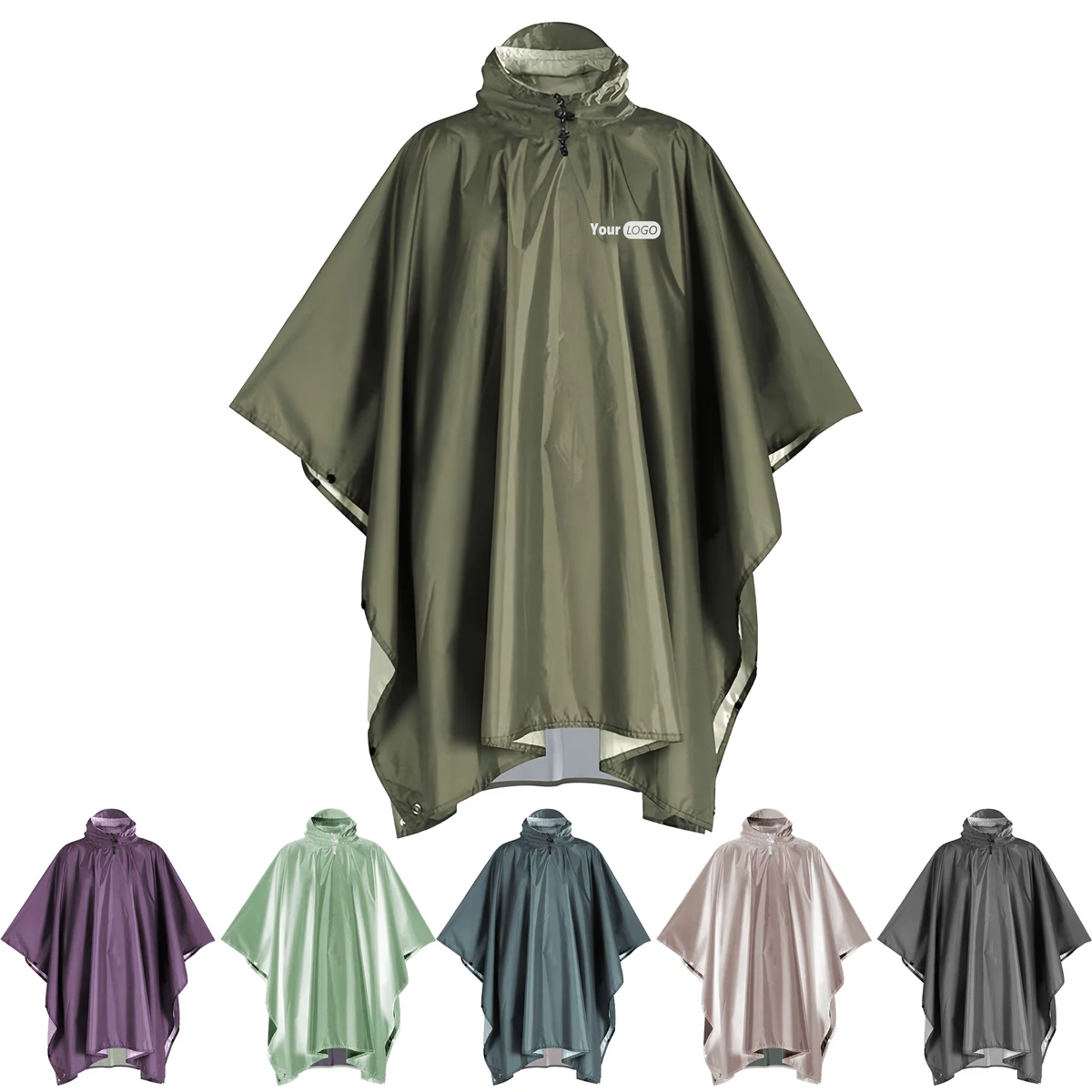 Polyethylene Waterproof Reusable Poncho 1