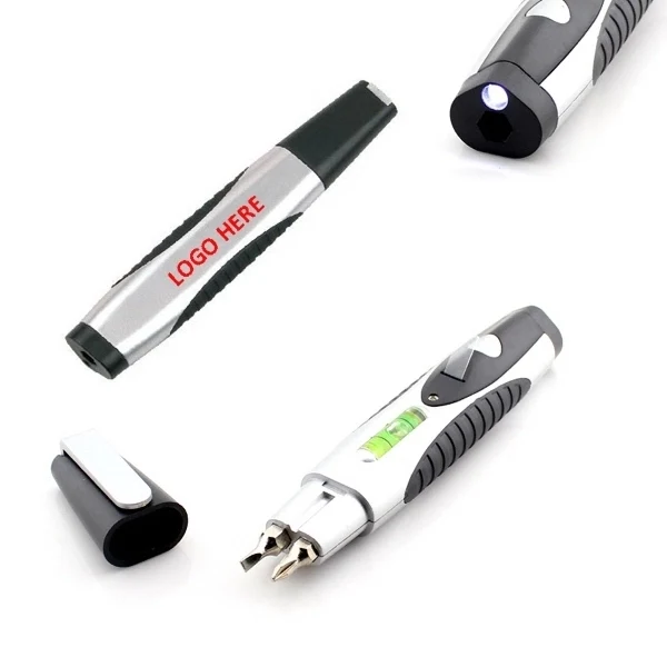 Flashlight Tool Kit With Level 1