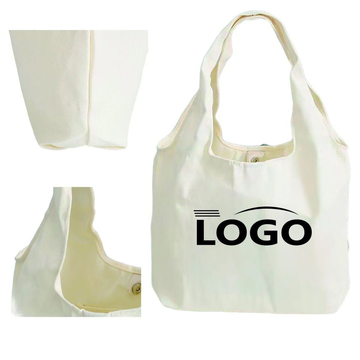 Full Color Durable Canvas Tote Bag MOQ 100, custom tote bag with logo imprint 1