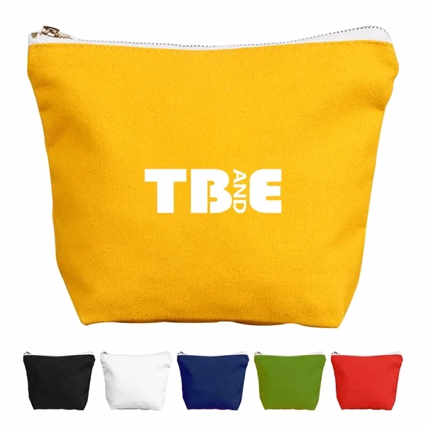 Custom Canvas Utility Bag With Zipper — Multipurpose Daily Organizer Brand Essential
